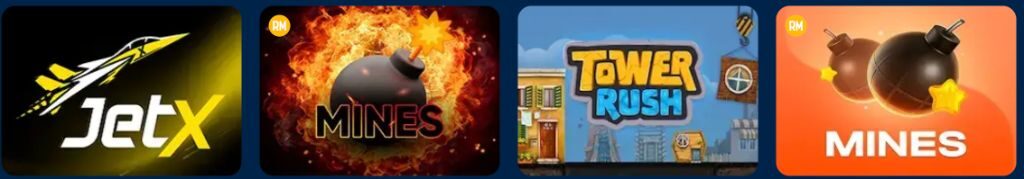Краш-игры Mostbet: JetX, Mines, Tower Rush