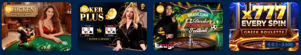 Подборка live-игр Mostbet: рулетка, покер, баккара